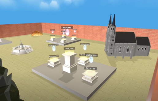 French Grammar: A Memory Palace in Macunx VR Part I